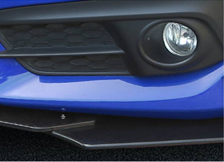 Spoiler Dianteiro Meriva 2002 a 2012 Sport Preto Black Piano