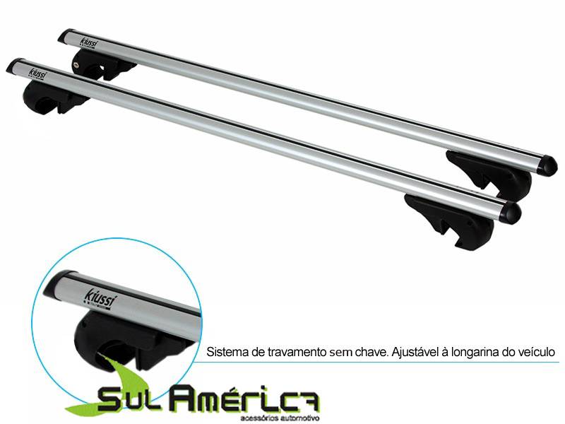 RACK TRAVESSA P/ LONGARINA CAPTIVA 2006 A 2016 ALUMINIO