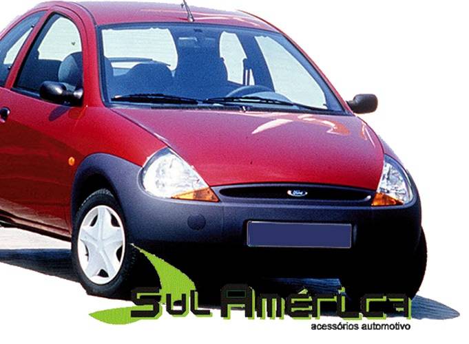 PARACHOQUE DIANTEIRO FORD KA G1 97 98 99 00 01 R2A PRETO 3PÇS