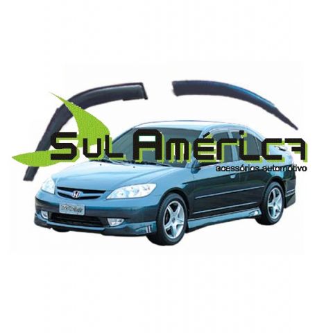 CALHA CHUVA CIVIC 2001 2002 2003 2004 2005 ORIGINAL TGPOLI