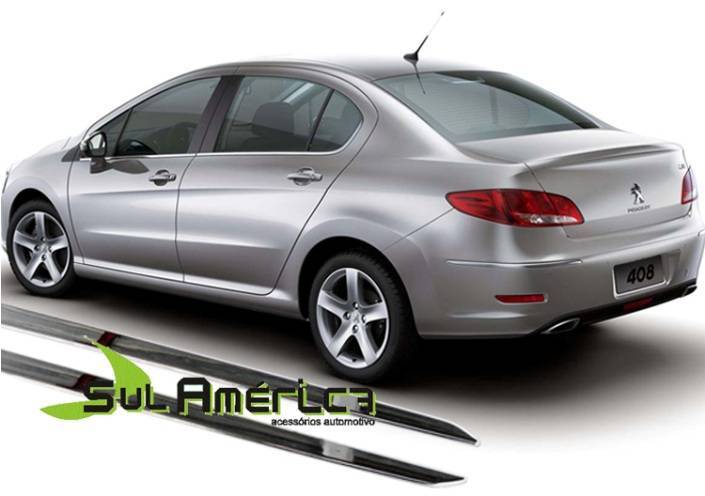 friso lateral peugeot 408 11 14 fino cromado