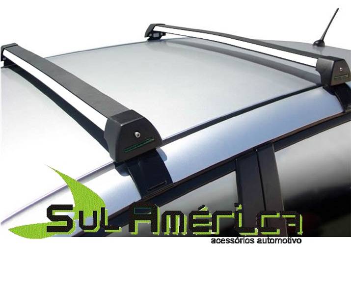 RACK DE TETO HONDA CITY 2009 a 2014 ALUMINIO PRETO LONG LIFE