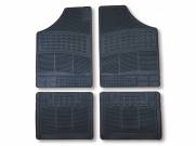 TAPETE ORIGINAL RENAULT LAGUNA / LAGUNA NEVADA / TWINGO PRETO 100% BORRACHA (JOGO C/ 4PEÇAS)
