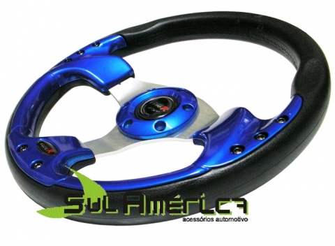 VOLANTE SAFARI RACING AZUL 330mm + CUBO GOLF G3 2008 A 2013