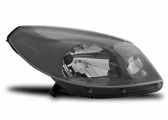 KIT FAROL SANDERO 2012 A 2015 MASCARA CINZA LD + LE FLY