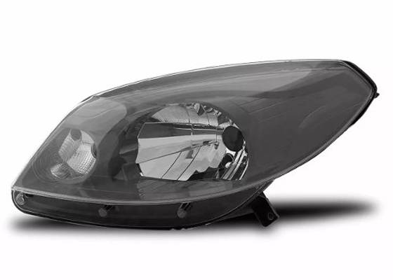KIT FAROL SANDERO 2012 A 2015 MASCARA CINZA LD + LE FLY
