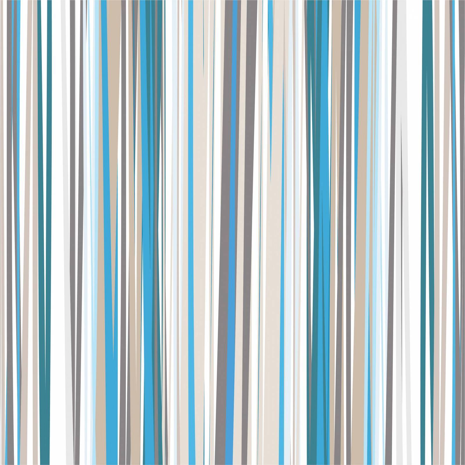 Papel de Parede Listrado Branco e Azul imagem 1