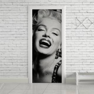Adesivo Para Porta Marilyn Monroe | VinÃ­lico - Redecorei