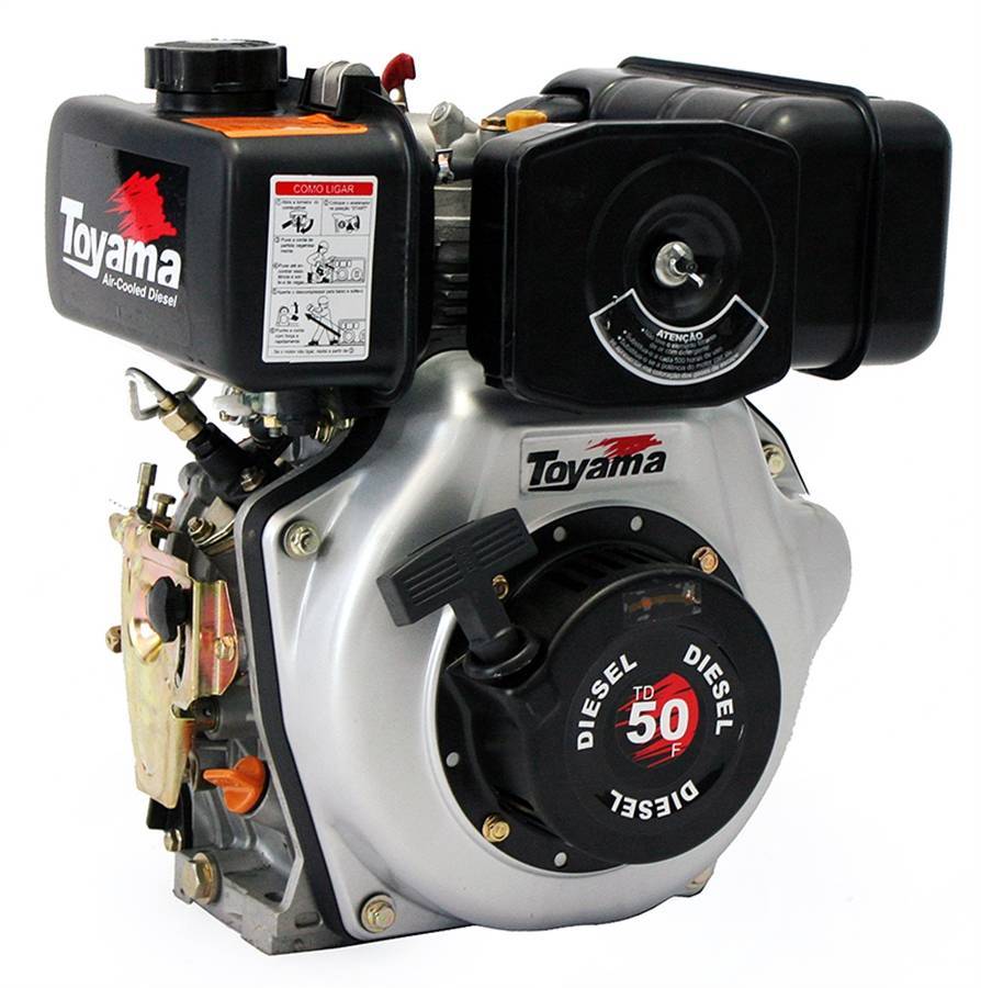 Motor estacionário Toyama TDE50F (4,7 HP) - PINHAO MOTOSSERRAS - ME