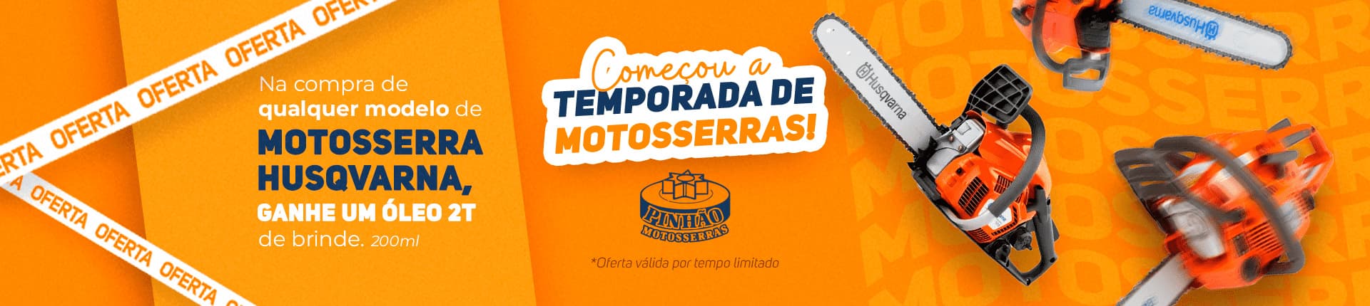 Distribuidora de produtos Husqvarna | Pinhão Motosserras! 