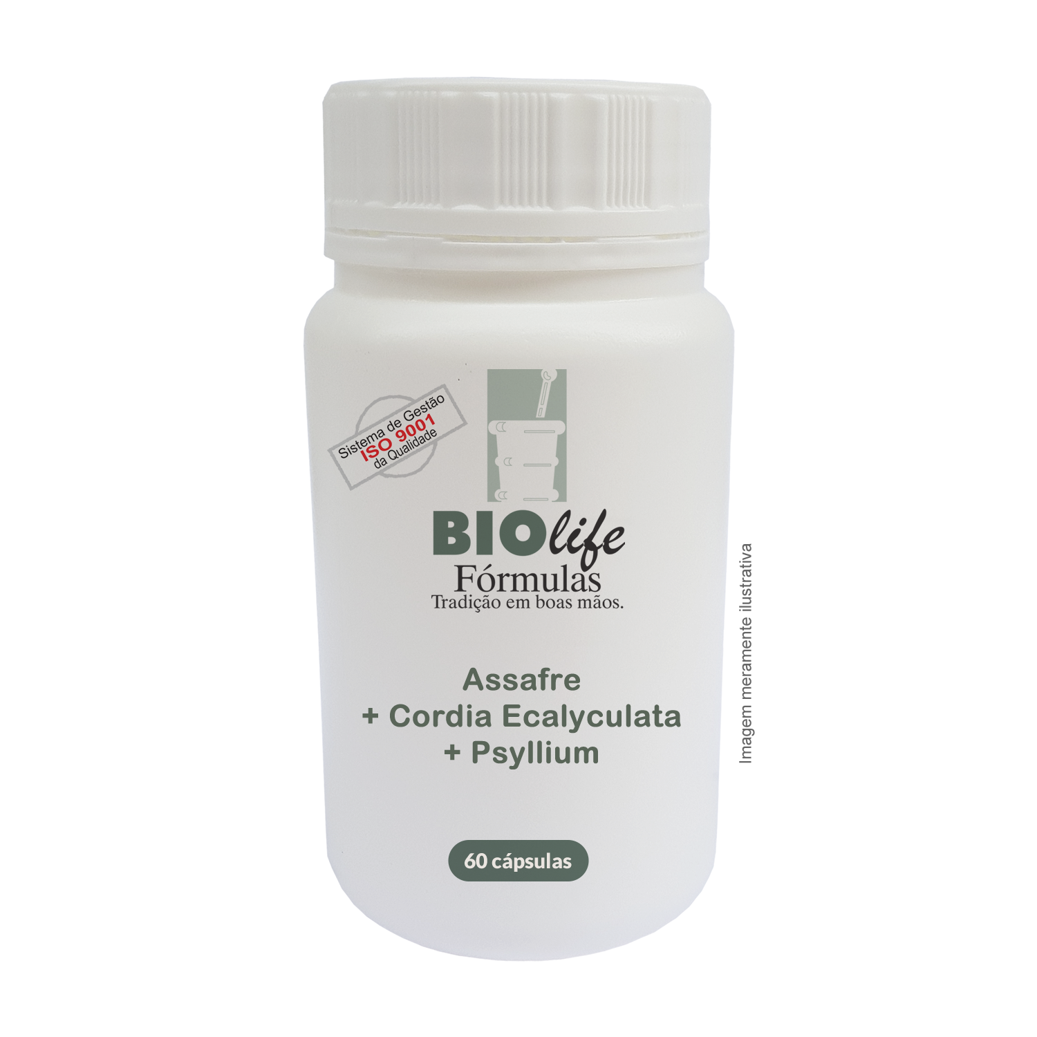 Assafre 100mg + Cordia Ecalyculata 300mg + Psylium 400mg - BioLife