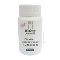 BioArct 100mg + Exsynutriment 100mg + Vitamina C 100mg com 30 caps