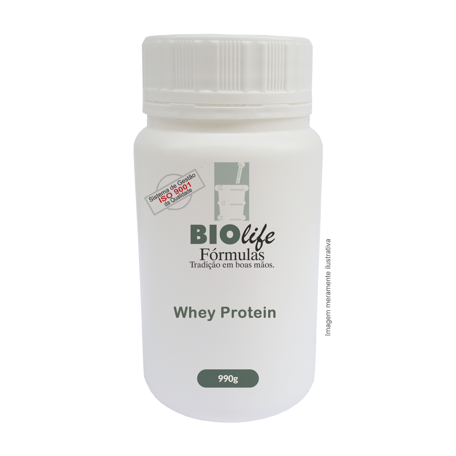 Whey protein 990g  - Proteína concentrada do soro do Leite - BioLife
