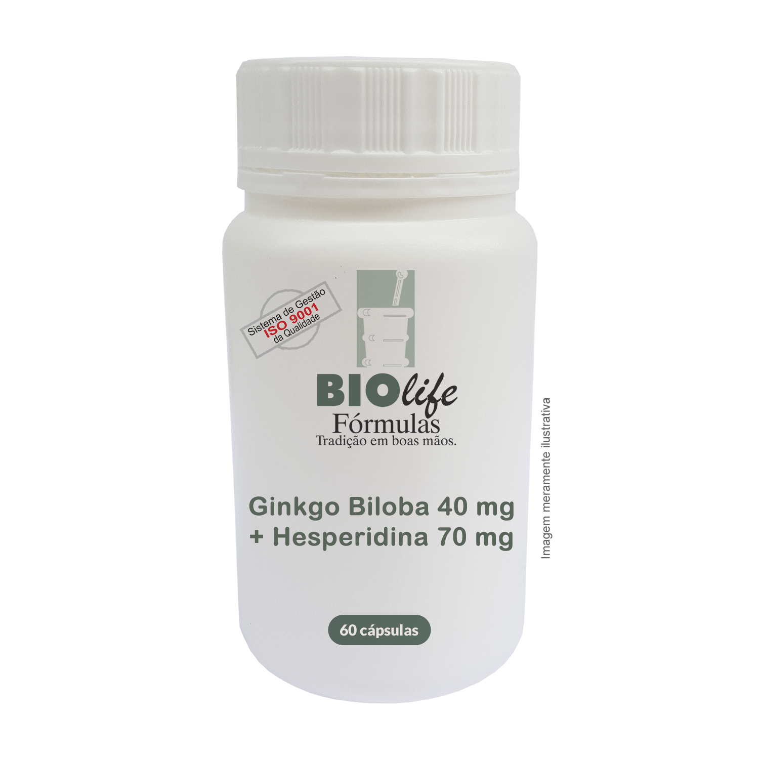 Ginkgo Biloba 40 mg + Hesperidina 70 mg  - BioLife