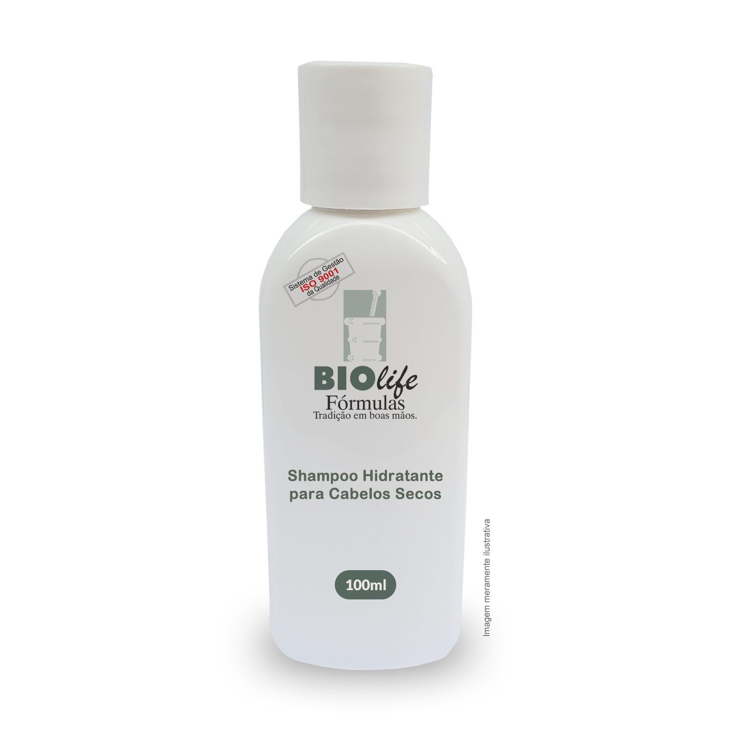 Shampoo Hidratante para Cabelos Secos com 100mL - BioLife