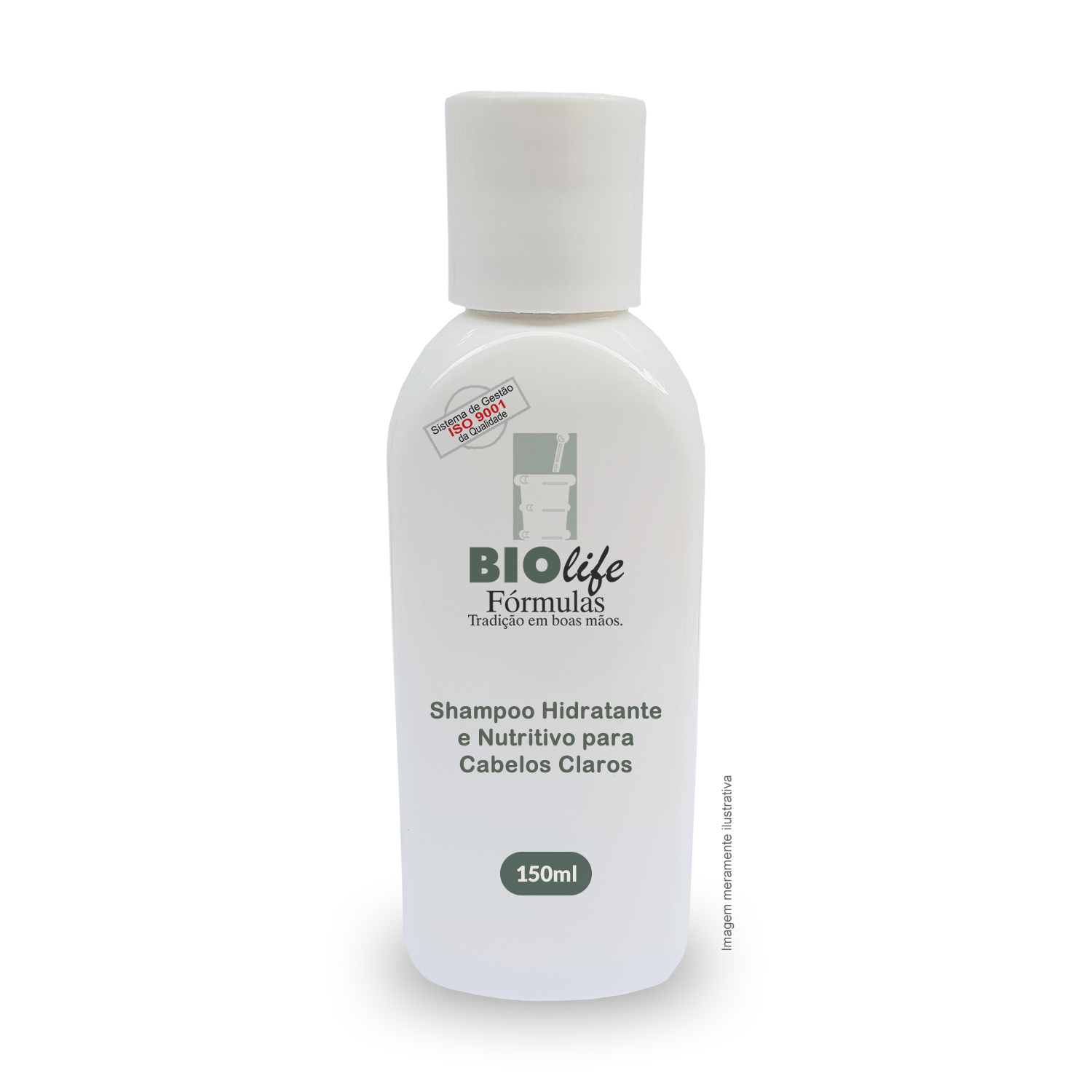 Shampoo Hidratante e Nutritivo para Cabelos Claros com 150mL - BioLife