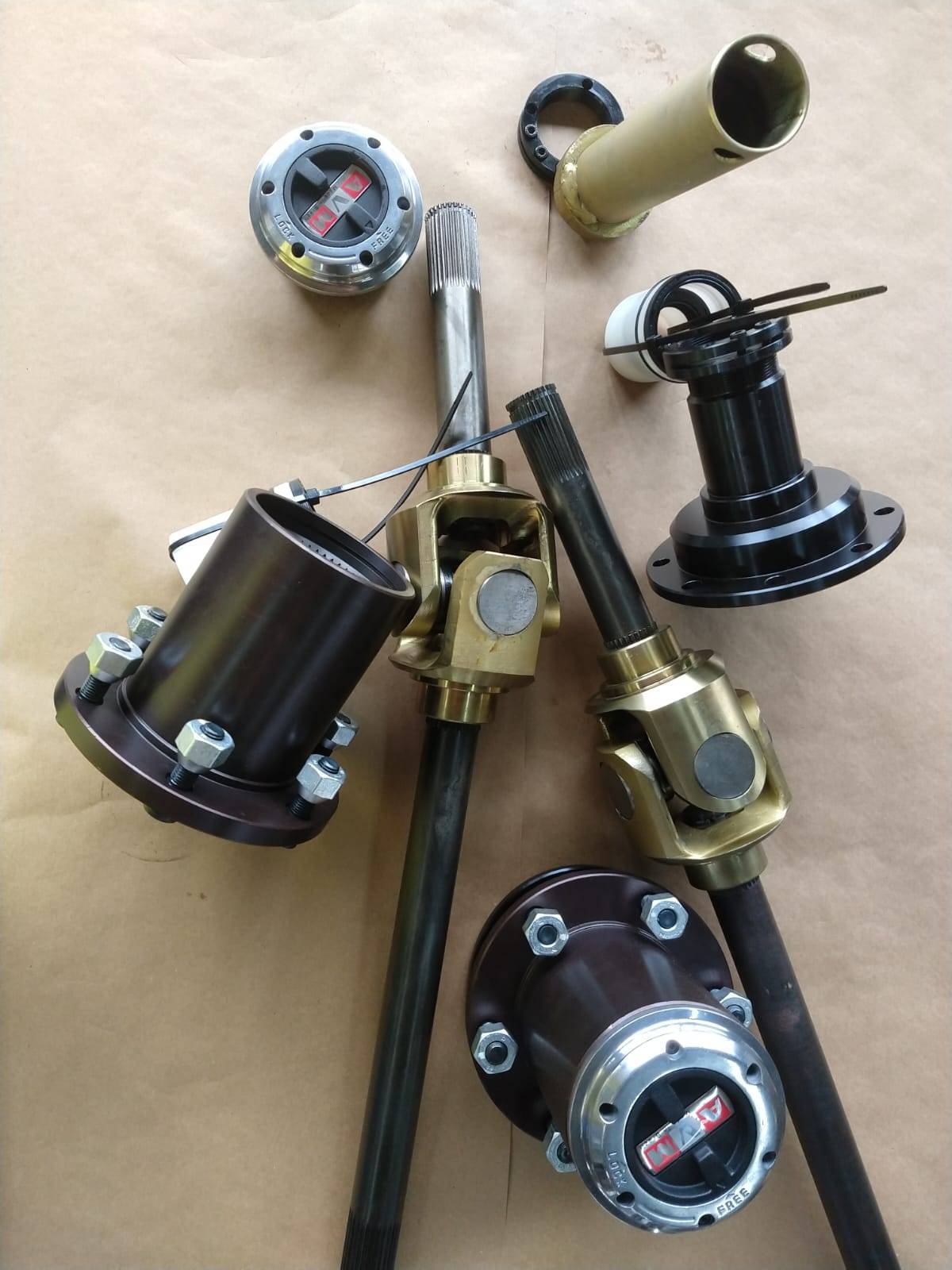 Kit eixo dianteiro garfo/cruzetão Troller 2002/2014 - D driver