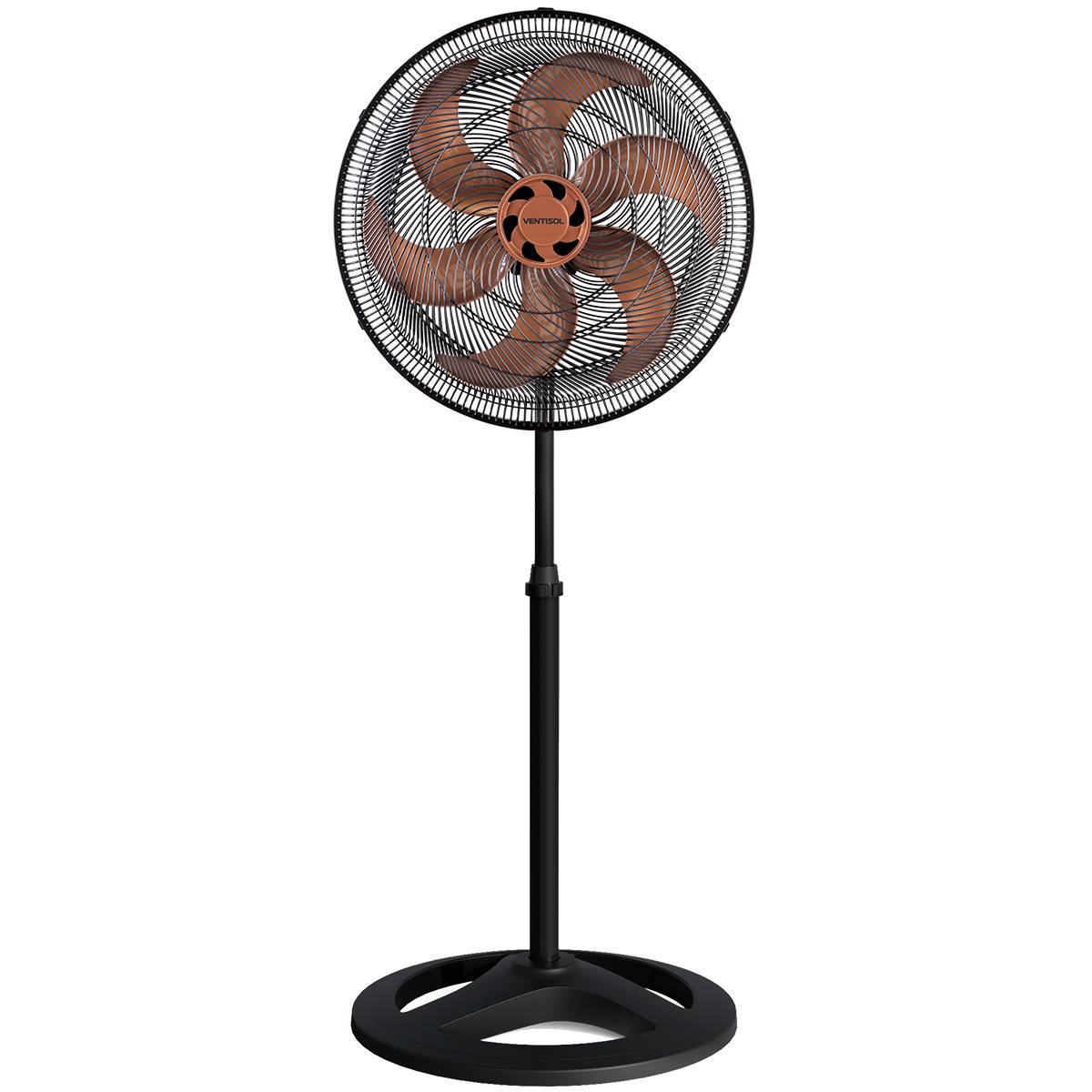 Ventilador De Coluna Turbo 6 50cm Preto/bronze Ventisol 