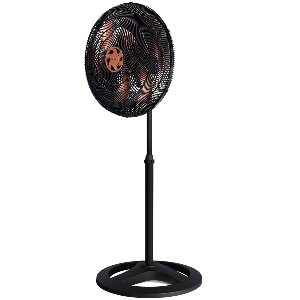 Ventilador De Coluna Turbo 6 50cm Preto/bronze Ventisol 