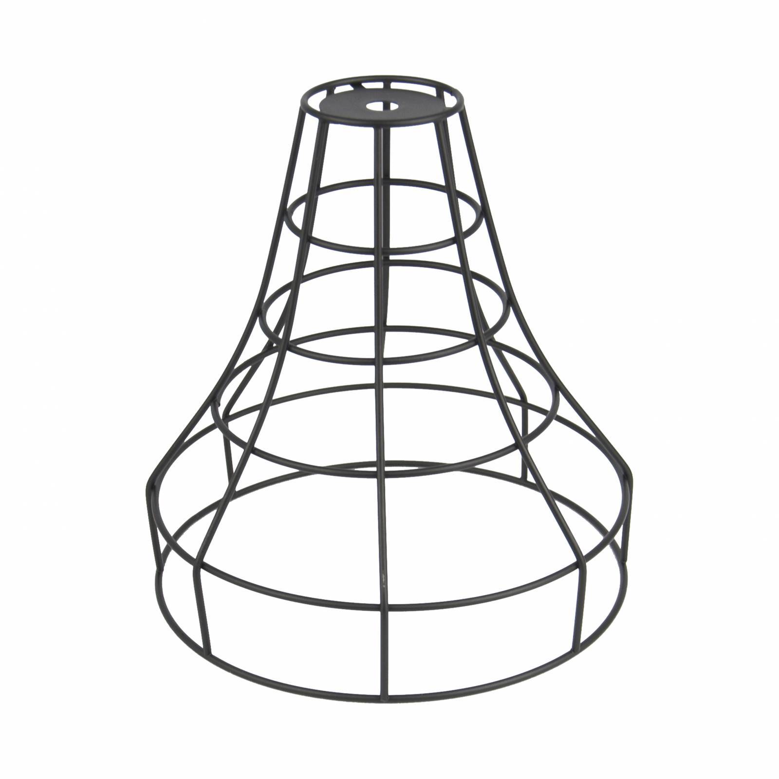 Lustre Pendente Aramado Design Estilo Industrial Preto