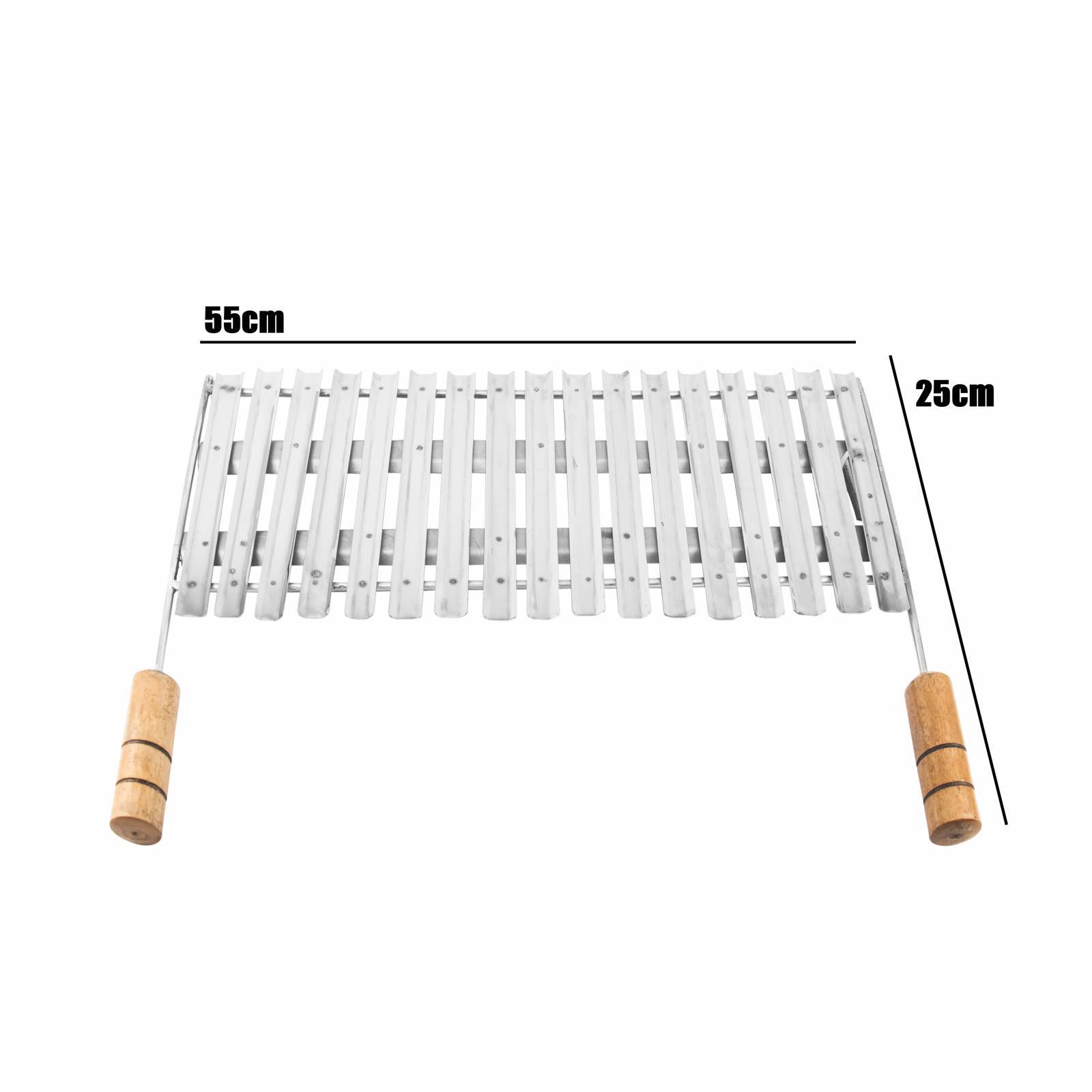 Churrasqueira Parrilheira Char Broiler Picanheira Grelha Argentina 55x25 a Gás Inox