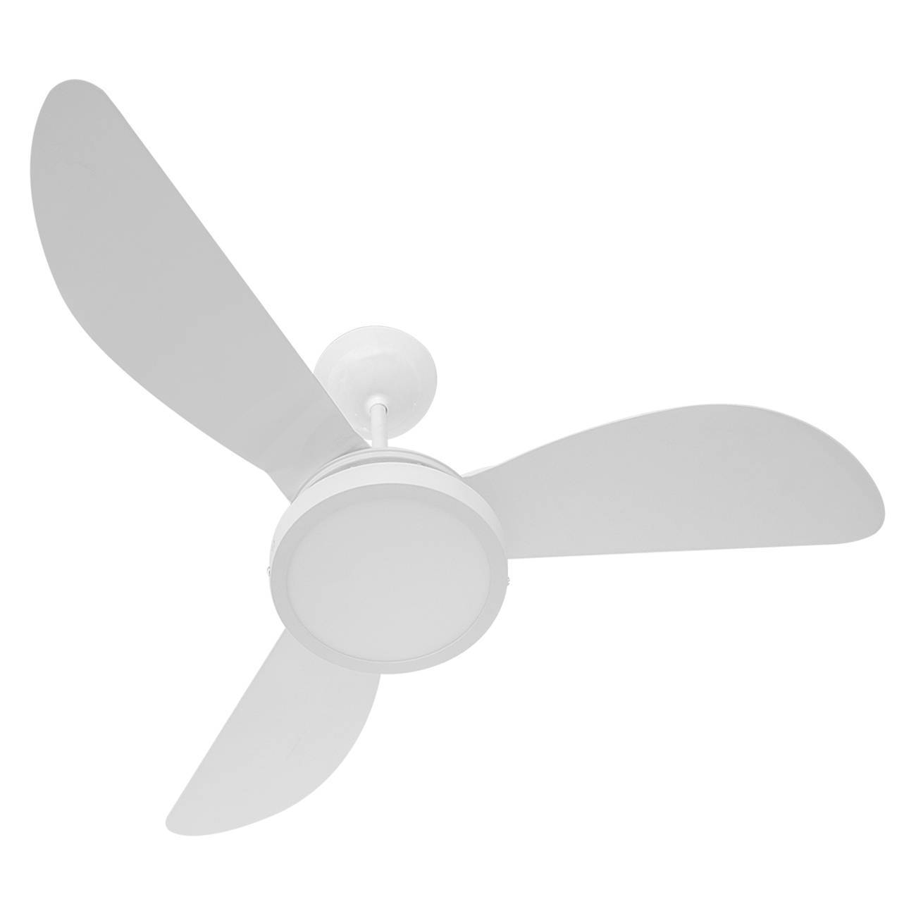 Ventilador De Teto Fenix Branco 3 Pás Led 18w Ponente