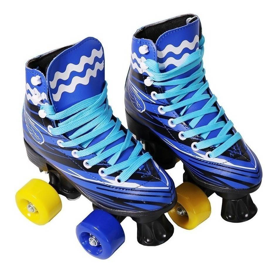 Patins 4 Rodas Roller Clássico Infantil Inmetro