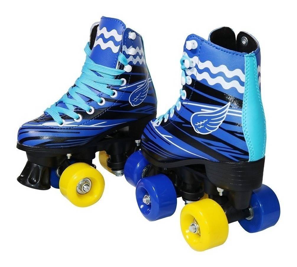 Patins 4 Rodas Roller Clássico Infantil Inmetro