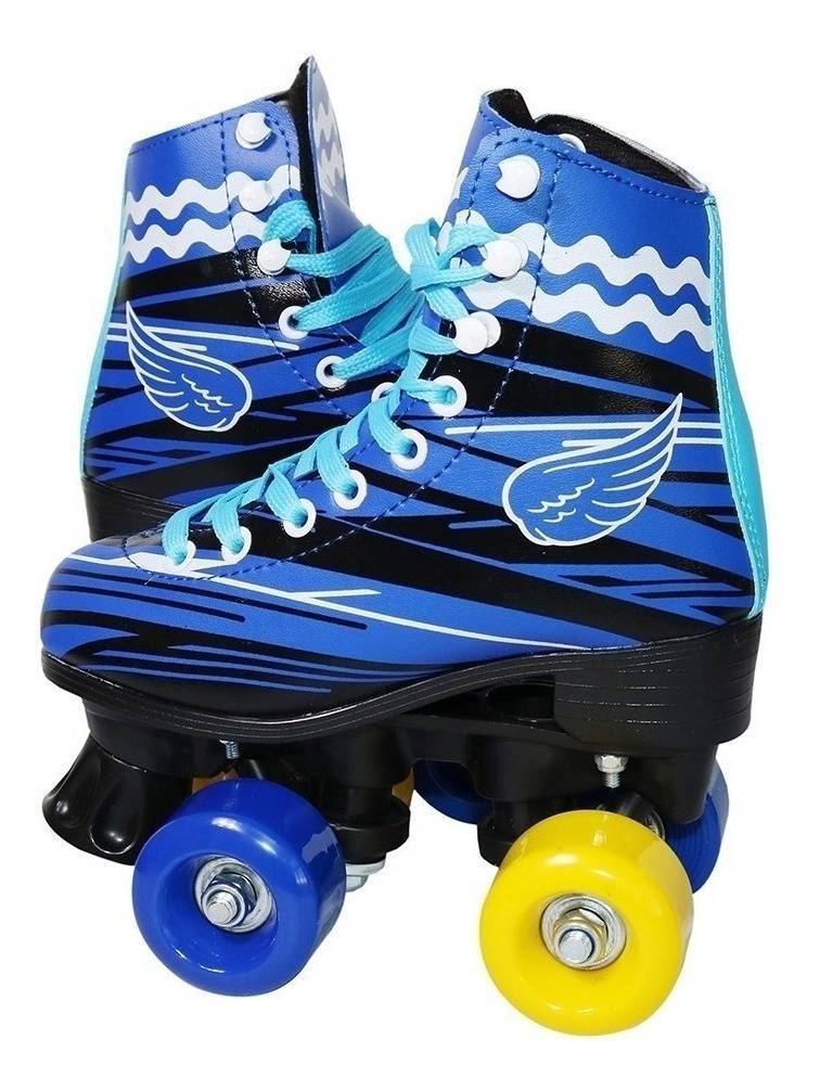Patins 4 Rodas Roller Clássico Infantil Inmetro