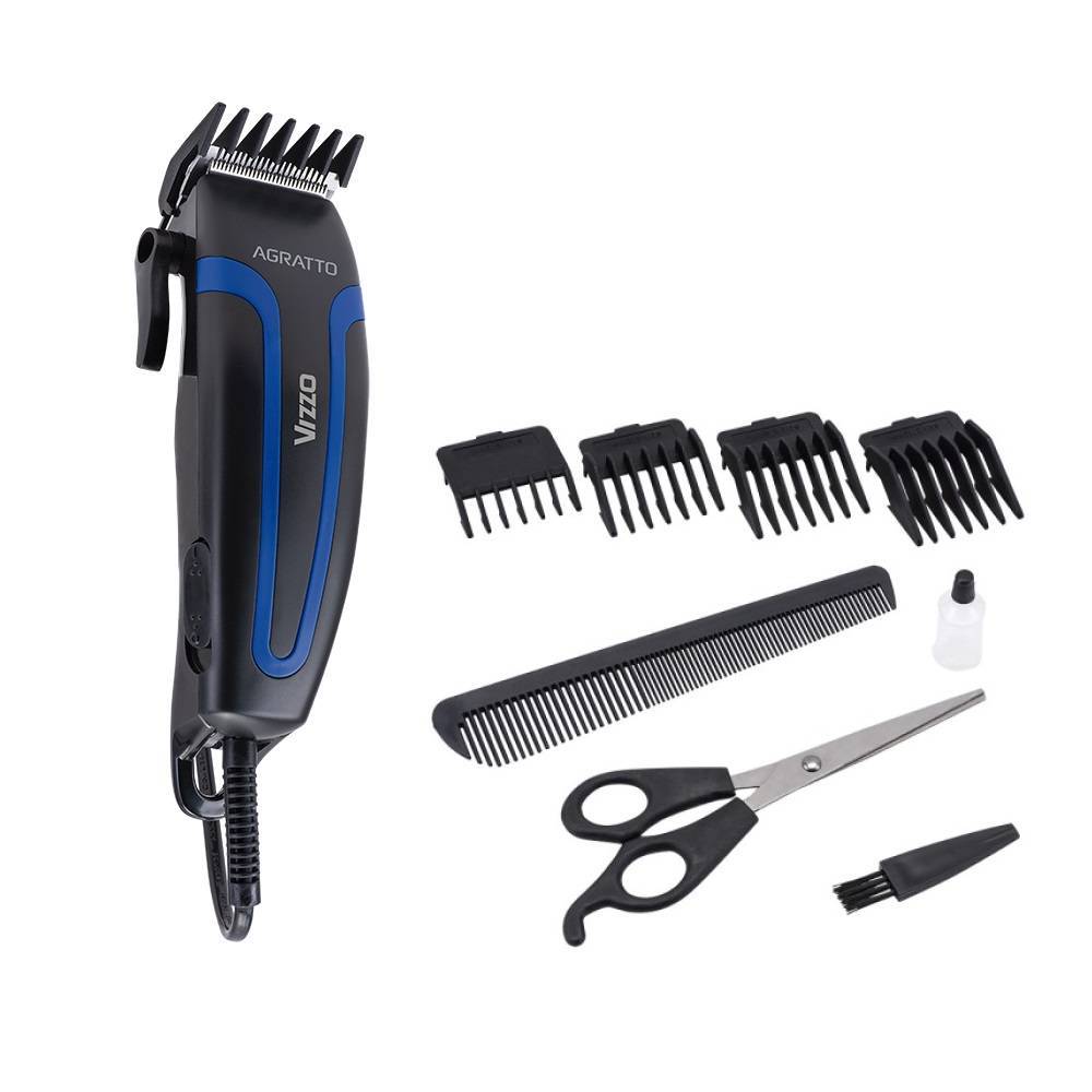 Cortador De Cabelo Vizzo 10w Agratto + Kit Beleza E Pentes
