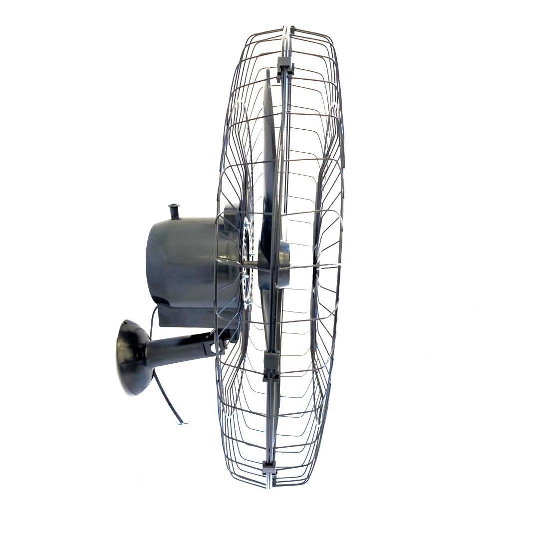 Ventilador de Parede Oscilante 60cm Preto Turbão 155w Controle Remoto