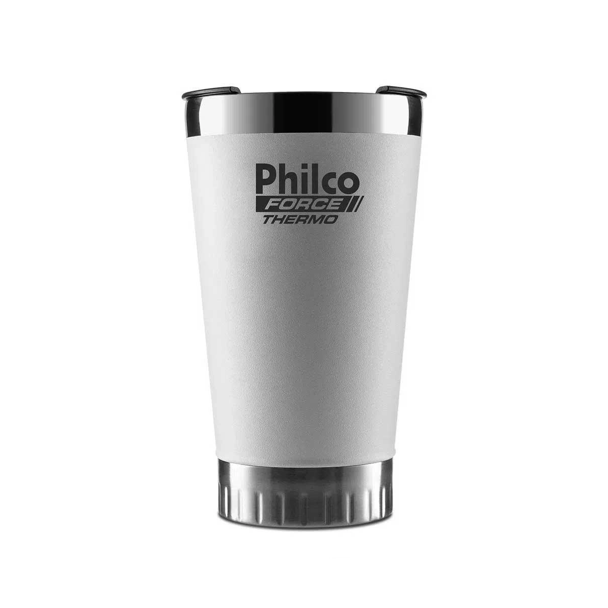 Copo Térmico Britânia 475ml PTH01B - Branco 