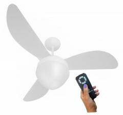 VENTILADOR DE TETO GALE BRANCO CONTROLE REMOTO PROTECTION