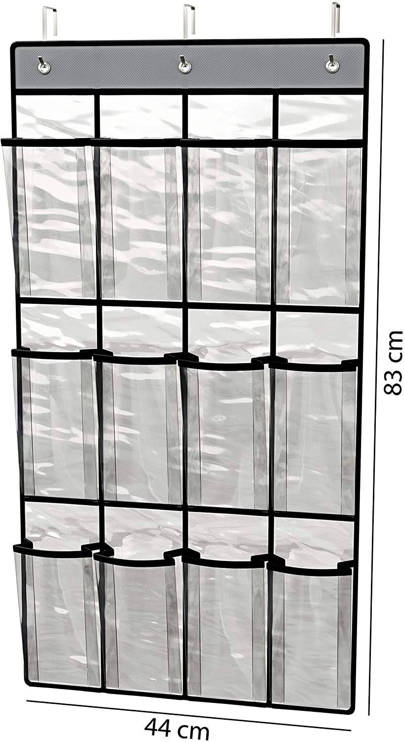 Sapateira transparente pendurável 12 pares - LCGELETRO