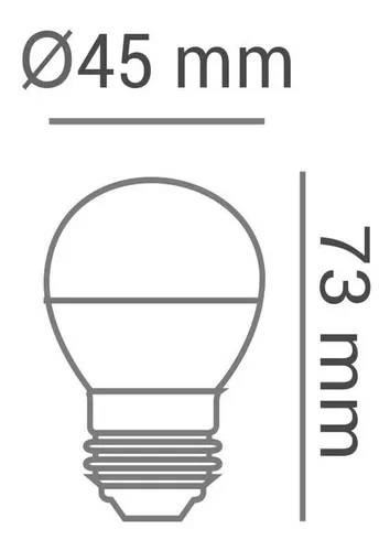 LAMP BULBO 1,5W E27 BOLINHA ROSA  