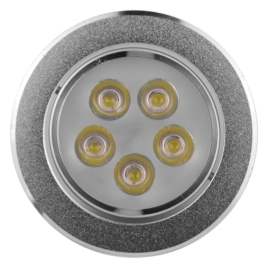 Spot LED Embutir Direcionável Redondo 5w Branco Quente CZ