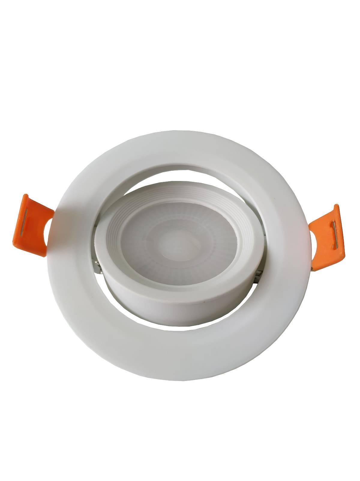 Spot LED Embutir Direcionável Redondo 5w 6k Branco