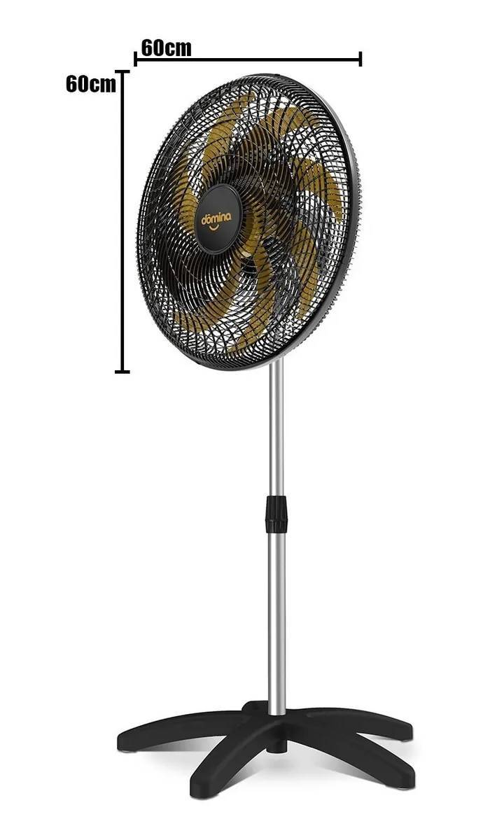 Ventilador Oscilante Coluna Domina 60cm 8 Pás 250w