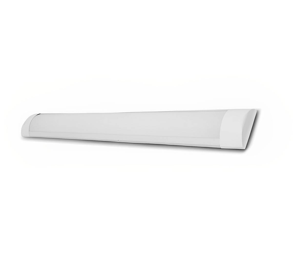 Luminária Sobrepor Led 40w 120cm Tubular Slim Branco Frio