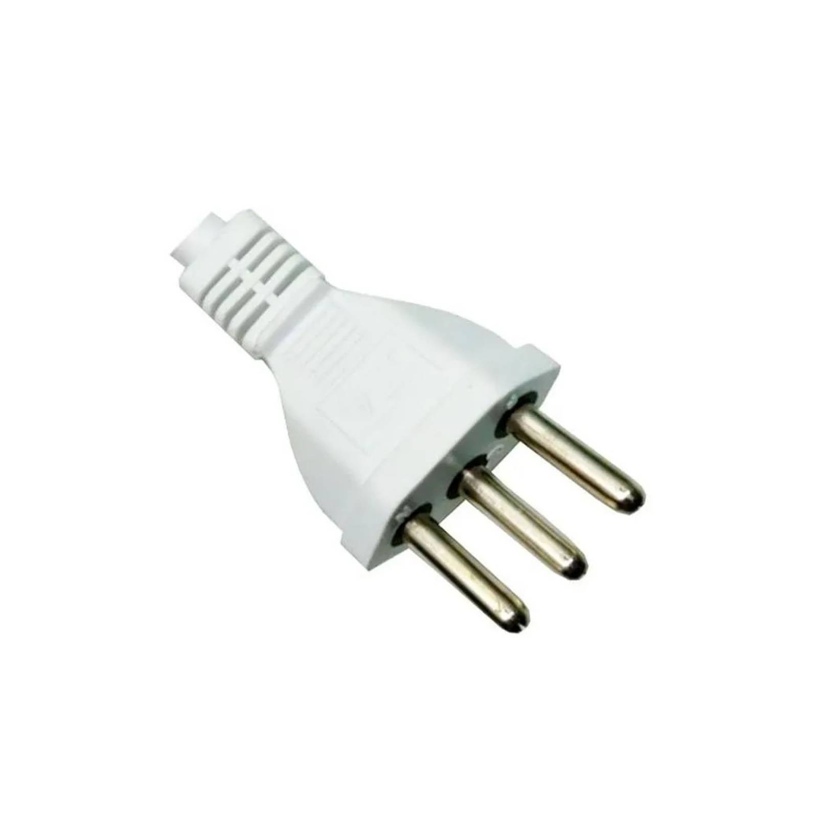 Extensão Compacta com Cabo PP Chato 3 Vias 5M 10A 250V Branco - Ilumi