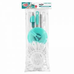 Cabo para Mop Giratório Verde Água Flash Limp