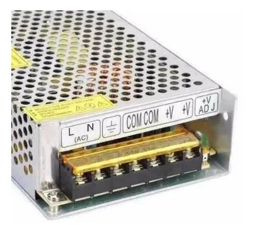 Fonte Estabilizada Colmeia Chaveada 120w 12v 10a Biv Cftv