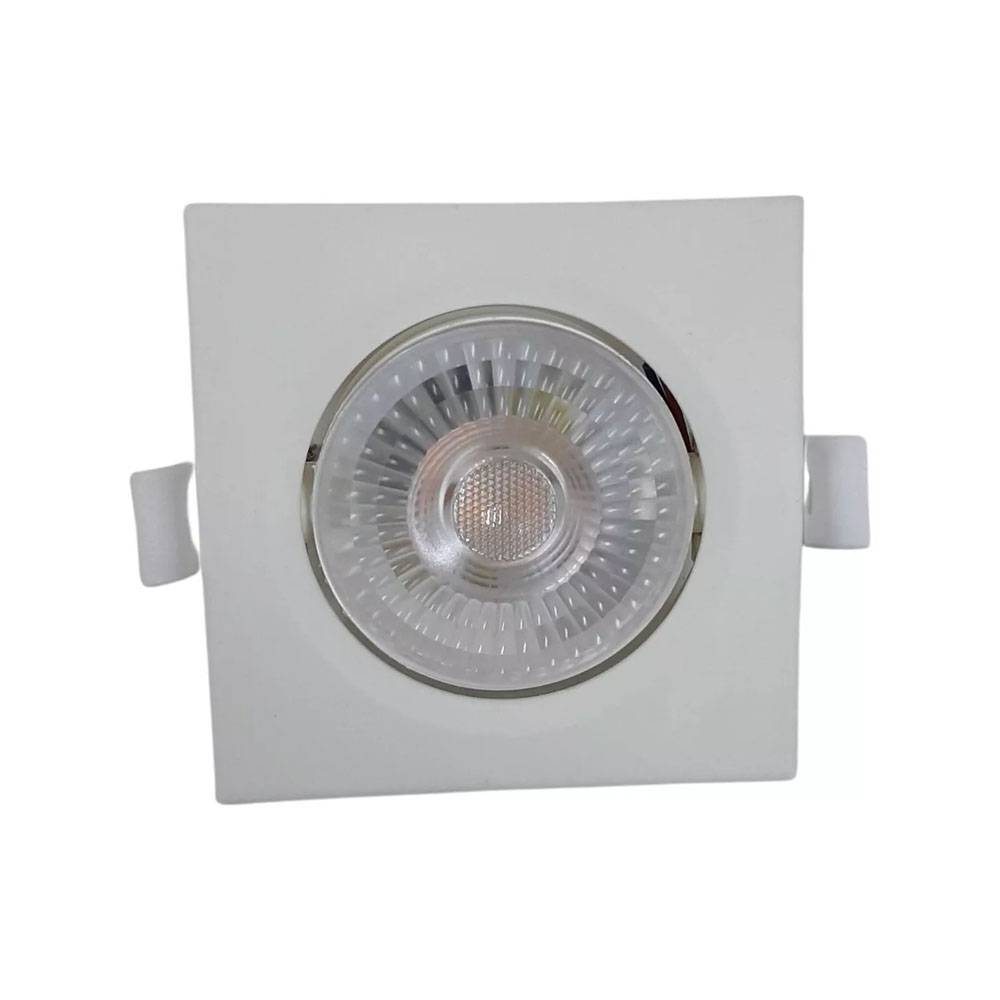 Spot Led Embutir Quadrado 5W Direcionável Bivolt Avant 3000k