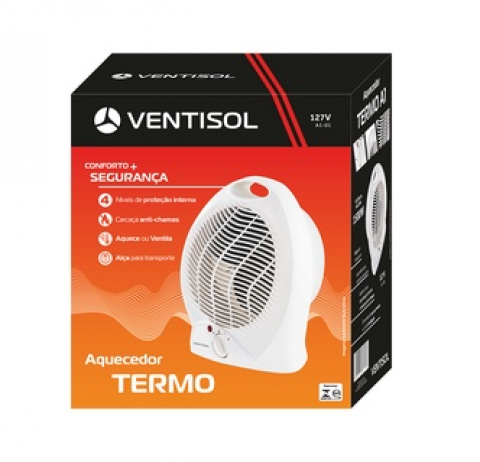 Aquecedor Ambientes Elétrico Residencial Termoventilador A1  127v