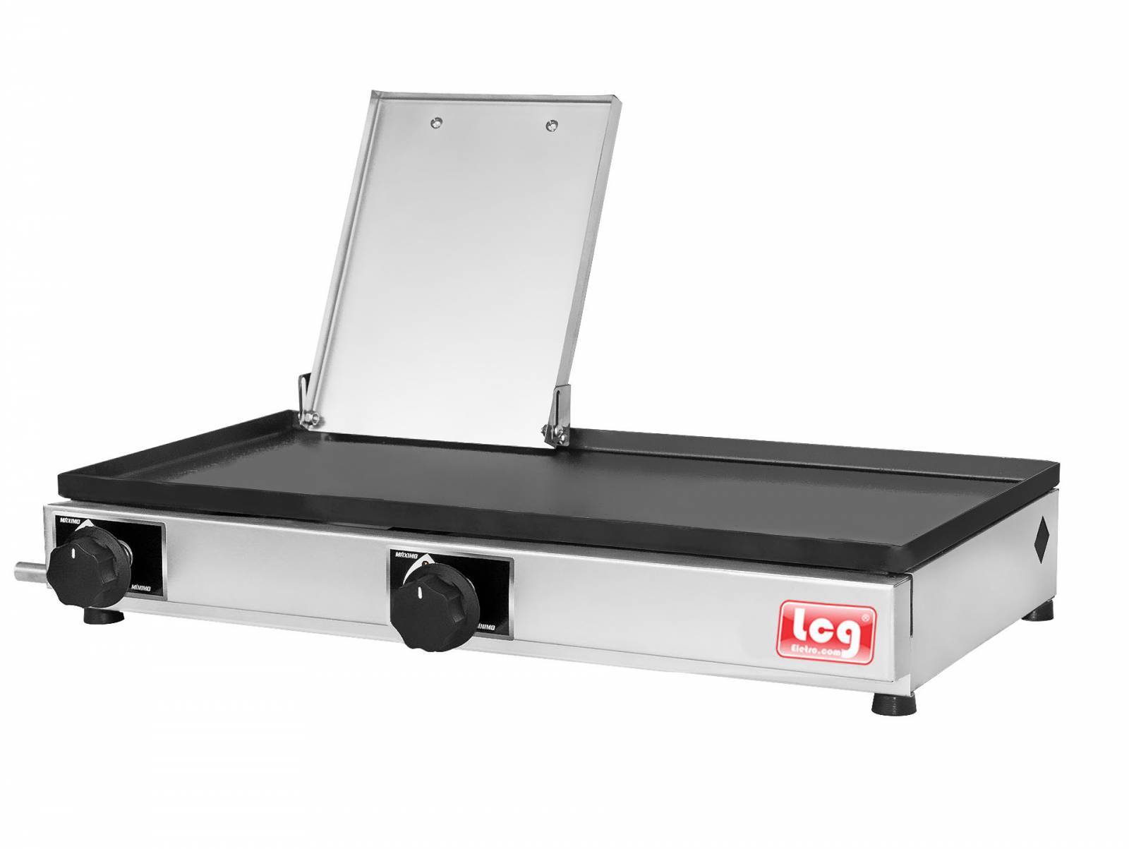 Chapa Sanduicheira Premium à Gás com Prensa 60x30 + Kit Gás