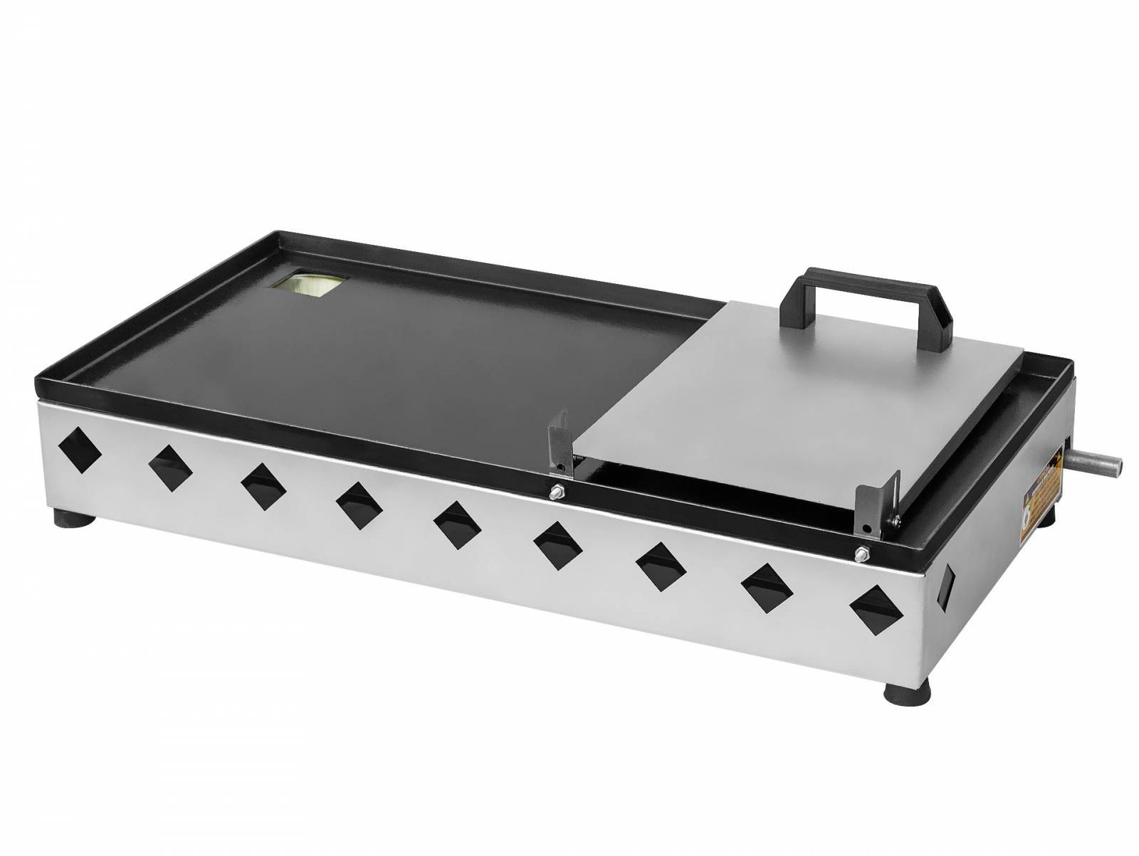 Chapa Sanduicheira Premium à Gás com Prensa 60x30 + Kit Gás