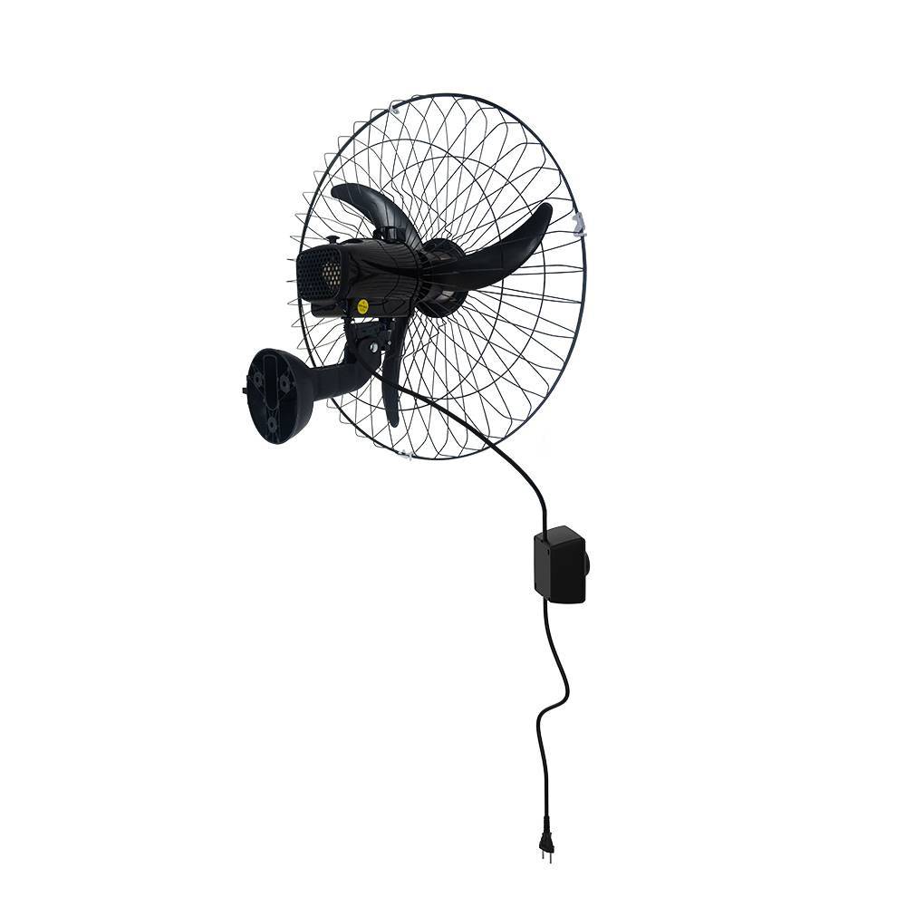 Ventilador de Parede Oscilante Good 60cm Aço Preto Ponente 127V