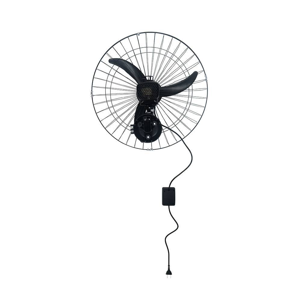 Ventilador de Parede Oscilante Good 60cm Aço Preto Ponente 127V