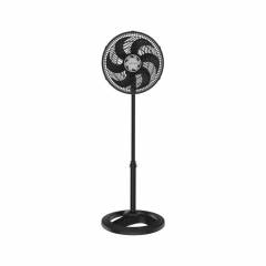 Ventilador de Coluna Preto 30cm Turbo 6 Pás Oscilante Ventisol