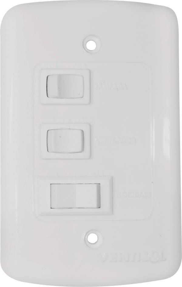 Ventilador de Teto Fharo 3 Pás Dupla Face Prata/Tabaco